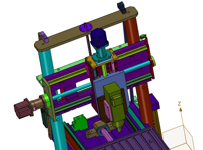 金属件加工落地数控钻铣床
