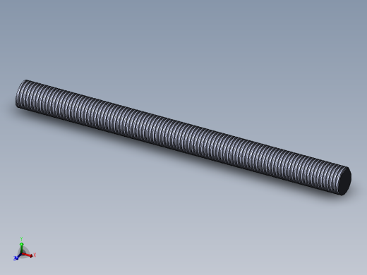 公制 （ISO） 梯形螺钉-TR16x2x200.SLDPRT