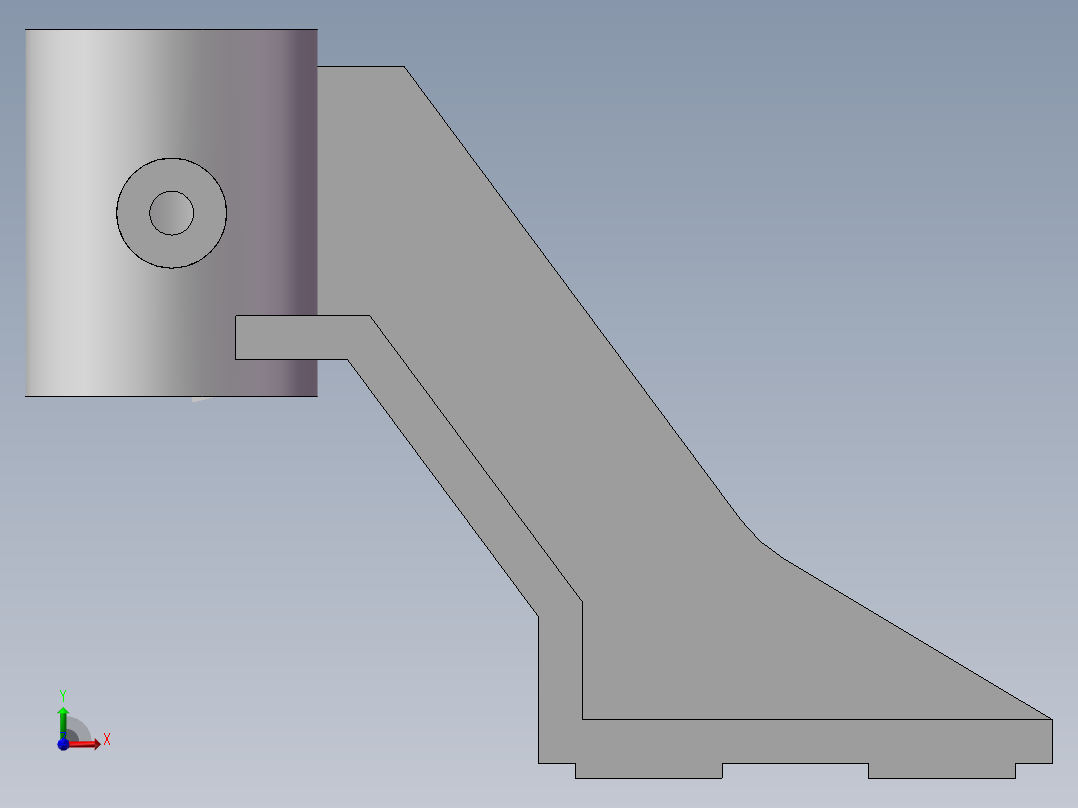 SW格式3D图(模型练习题)-053前视图