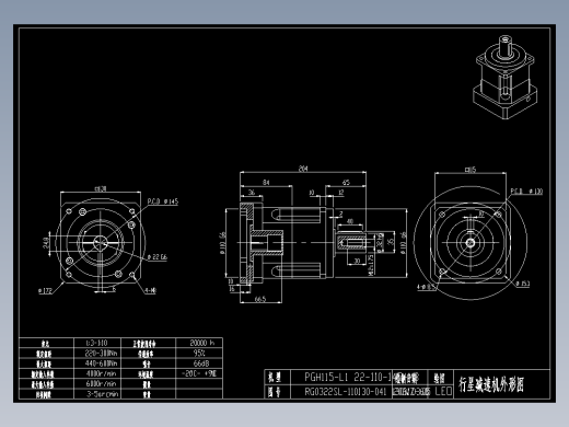 斜齿PGH115-L1 22-110-145-M8-130WZ-6B.DXF