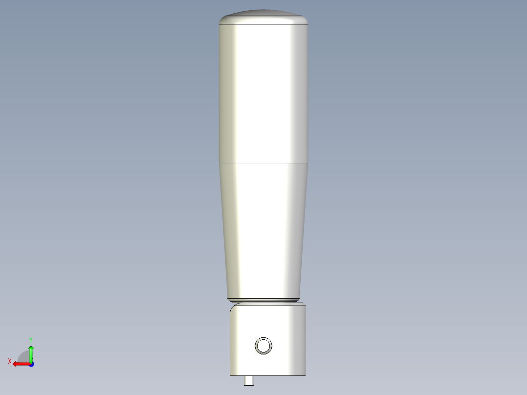 把手(折疊迴轉)IR.407、IR.407-INOX-3D多系列多零件图纸模型后视图
