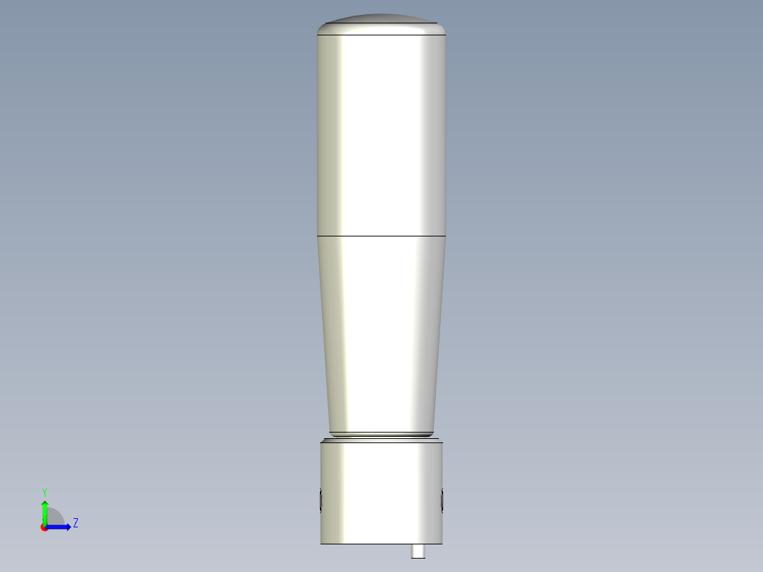 把手(折疊迴轉)IR.407、IR.407-INOX-3D多系列多零件图纸模型左视图