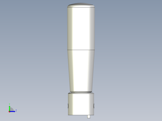 把手(折疊迴轉)IR.407、IR.407-INOX-3D多系列多零件图纸模型左视缩略图