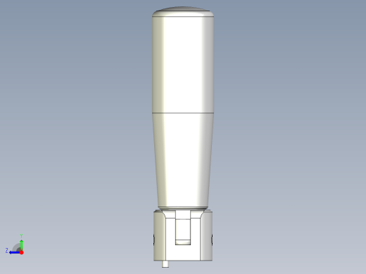 把手(折疊迴轉)IR.407、IR.407-INOX-3D多系列多零件图纸模型右视缩略图