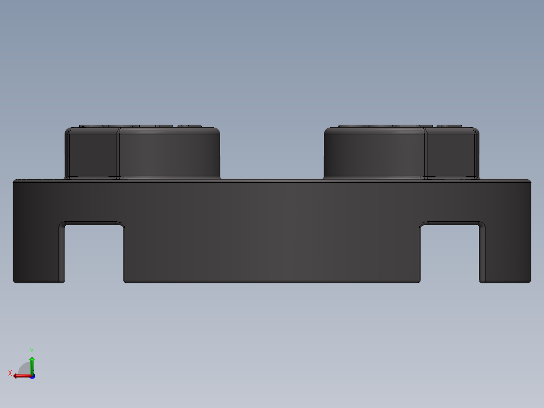 乐高零件 4032 板 2 x 2 圆形-4032 Dark Stone Grey Plate 2 x 2 Round后视图