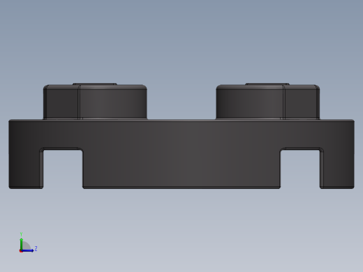 乐高零件 4032 板 2 x 2 圆形-4032 Dark Stone Grey Plate 2 x 2 Round左视缩略图