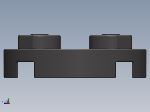 乐高零件 4032 板 2 x 2 圆形-4032 Dark Stone Grey Plate 2 x 2 Round右视缩略图