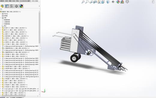 温室韭菜收割机的设计【三维SOLIDWORKS】缩略图