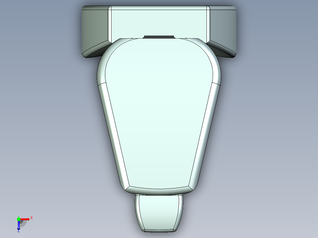 汽车座椅 (19)俯视图