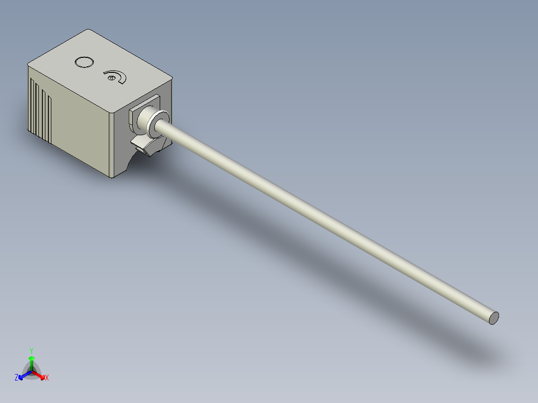 接近传感器CS15-A正等轴测图