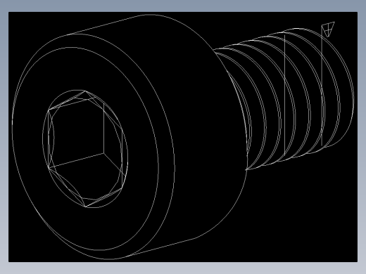 M3 x 0.5mm Thread 5mm LONG SOCKET HEAD CAP SCREW.DWG