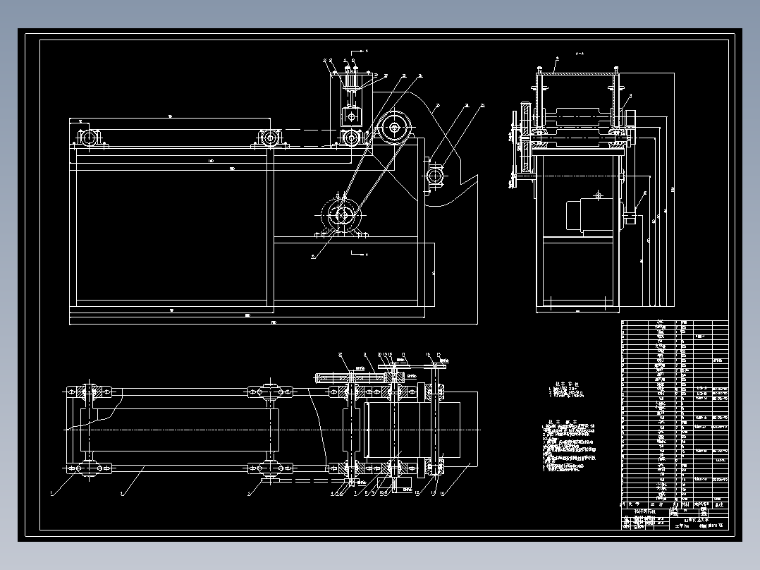 秸秆切碎机的设计（农业机械设计含5张CAD图纸）166335==199ku