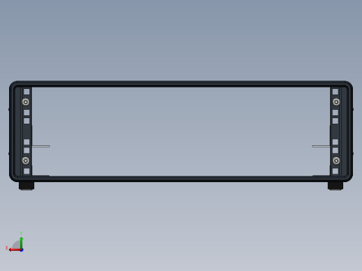 用于19英寸机架式电气设备的3U高外壳后视缩略图