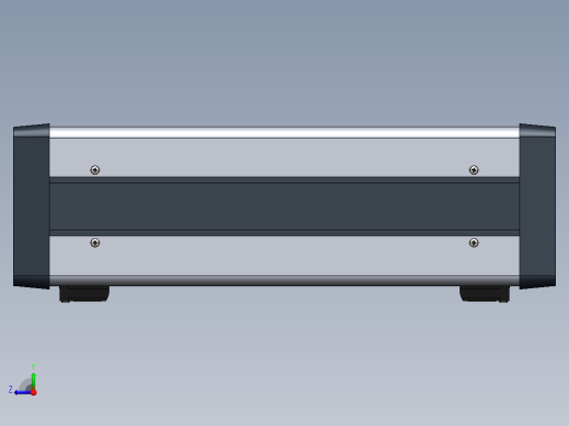 用于19英寸机架式电气设备的3U高外壳右视缩略图