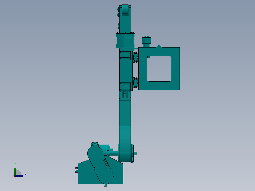 可自动避障草坪修剪机构设计含7张CAD图及SW三维左视图