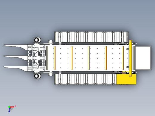 叶类蔬菜收割机俯视缩略图