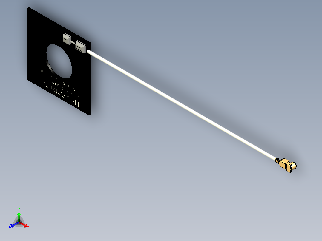 NFC天线正等轴测图