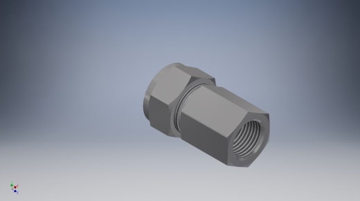 SS世伟洛克卡套管接头，内螺纹接头，18毫米外径x 1-2英寸。ISO平行（标准）内螺纹缩略图