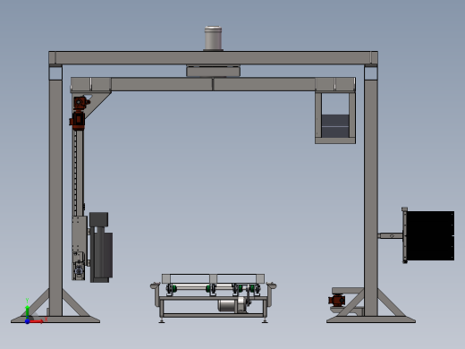 在线旋臂式缠绕机、摇臂裹膜机1481365前视缩略图