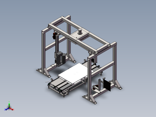 在线旋臂式缠绕机、摇臂裹膜机1481365正等轴测缩略图