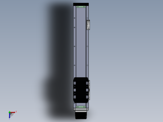 电动滑台模组SDH80下连模组（配台达电机）俯视缩略图