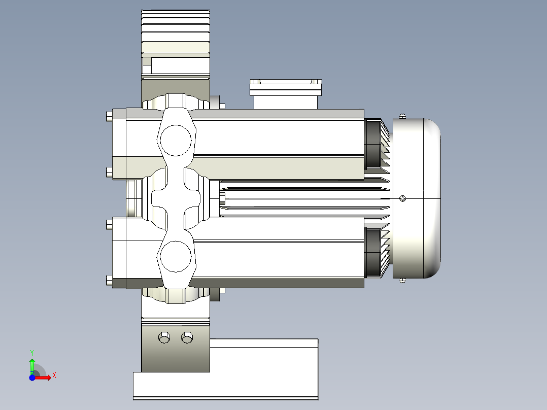 高压旋涡气泵29款前视图