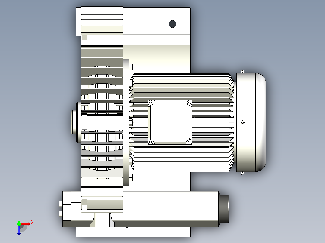 高压旋涡气泵29款俯视图
