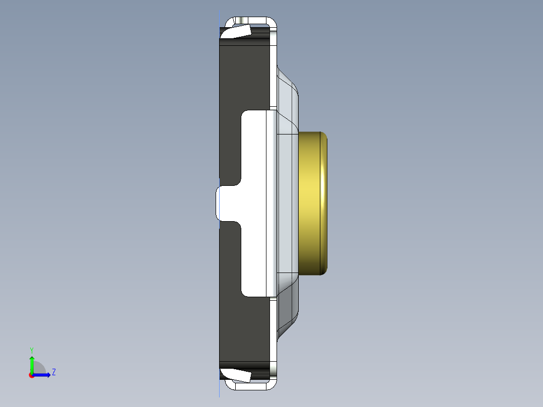 开关继电器保护 SM-PTS525SKG15J左视图