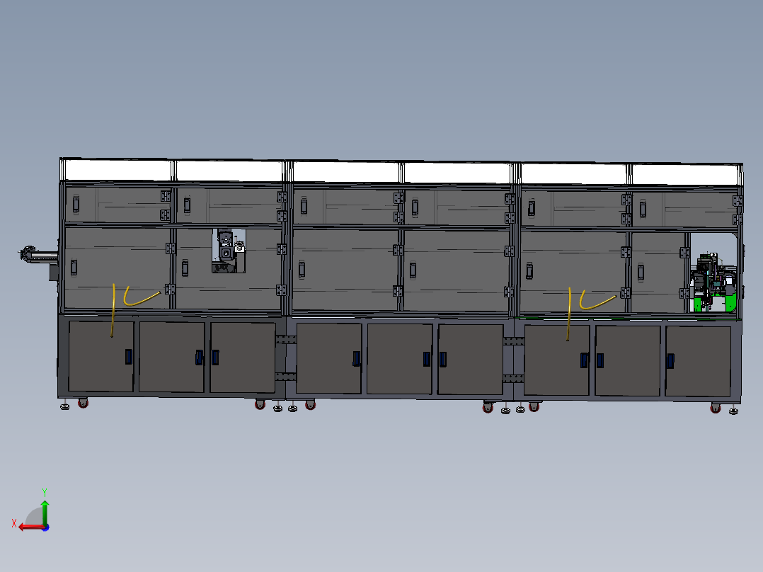 送线剥皮编织铜箔铝箔去棉线sw18可编辑后视图