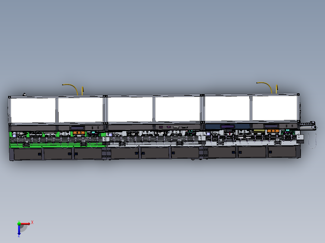 送线剥皮编织铜箔铝箔去棉线sw18可编辑俯视图