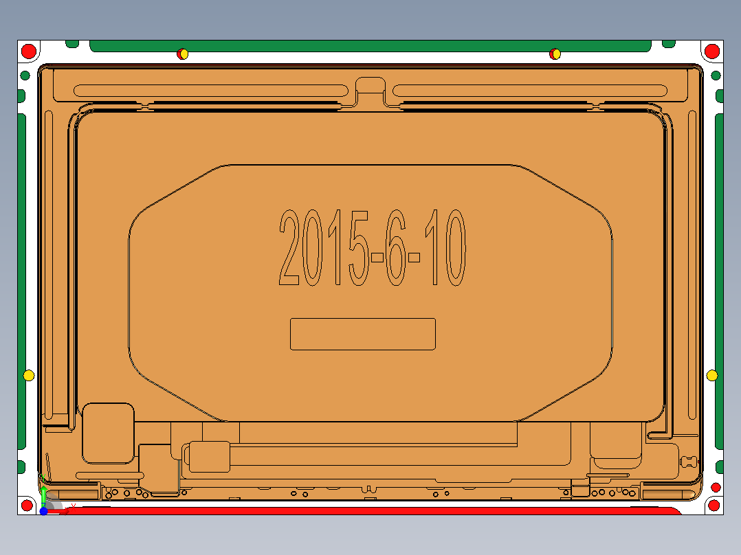 AAM00-A-笔记本CNC工装夹具三维模型GONGXU-2015-07-13前视图