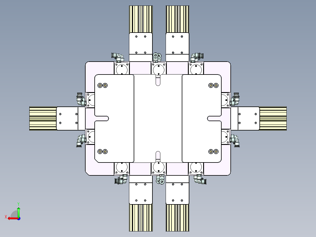 Z581C笔记本CNC工装夹具三维模型-CNC4-0915后视图