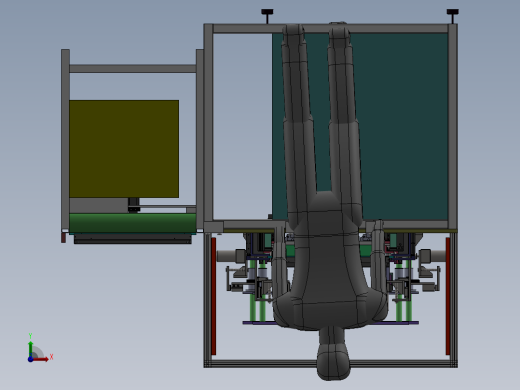 自动LED灯框电阻焊接设备sw18可编辑前视缩略图