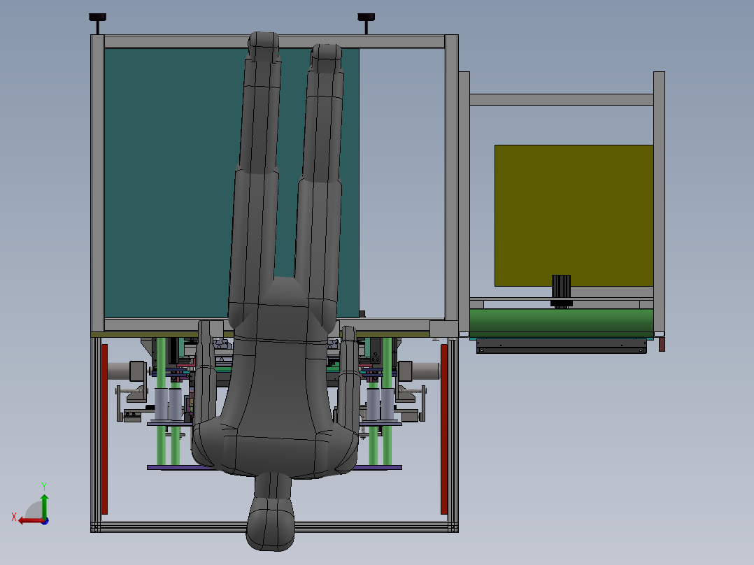 自动LED灯框电阻焊接设备sw18可编辑后视图