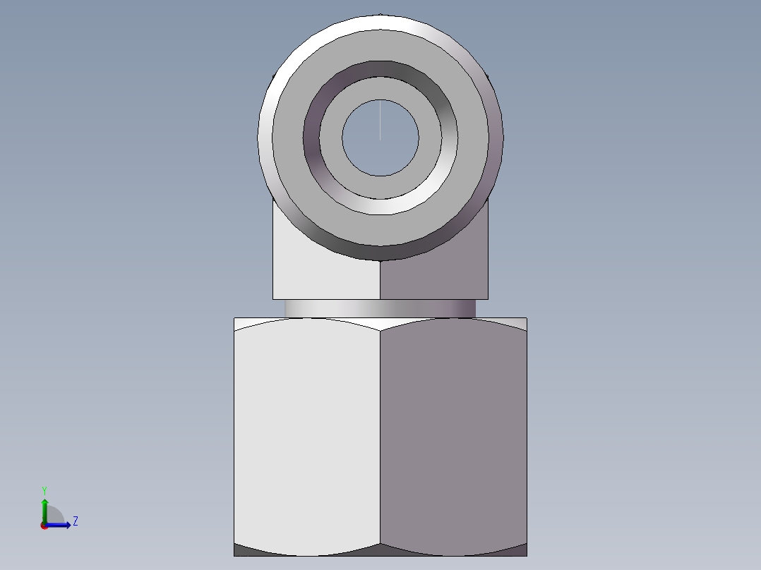 BC+BD 三通组合接头、BD-16左视图