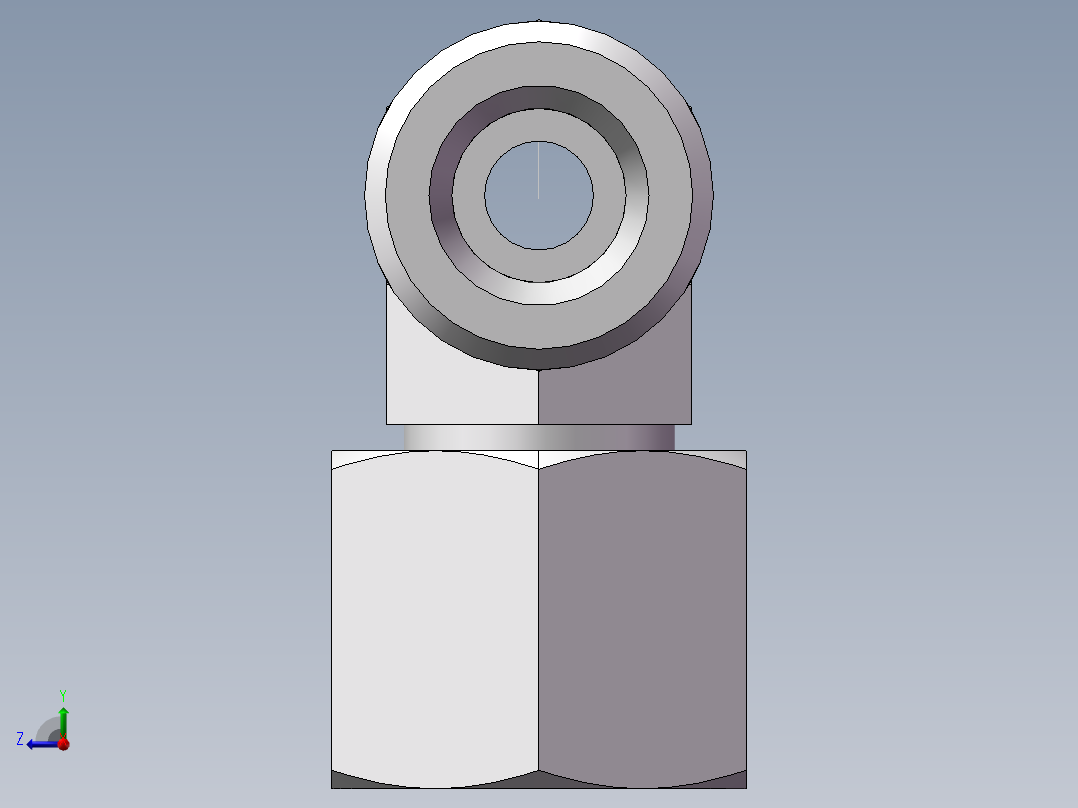 BC+BD 三通组合接头、BD-16右视图