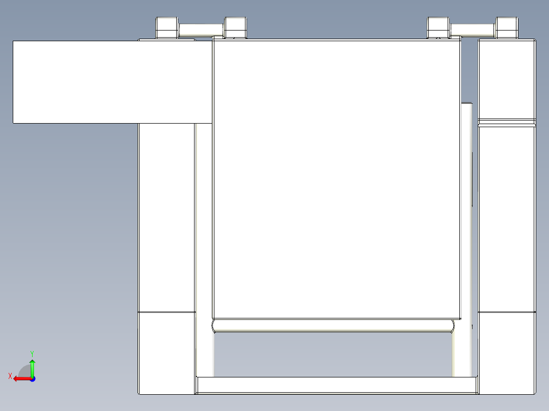 茶壶浇包机后视图