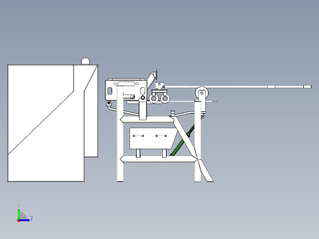 茶壶浇包机左视图