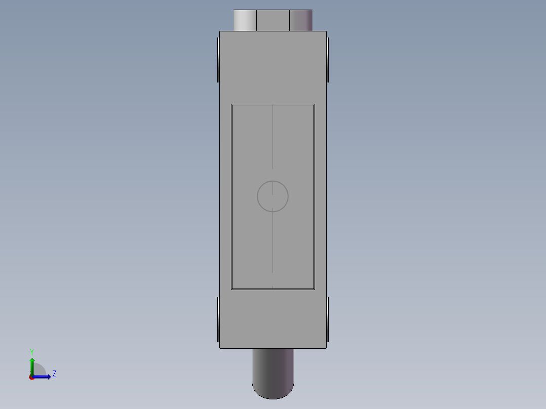 E3Z_L61_对射开关左视图