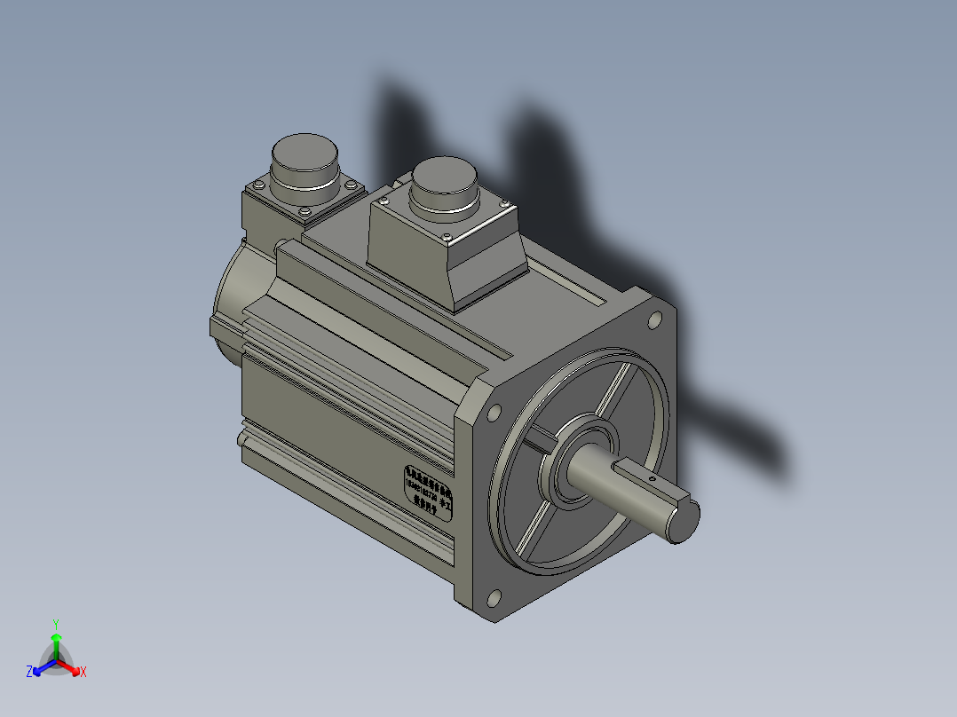 MHMF伺服电机MHMF152L1H62JL10主视图