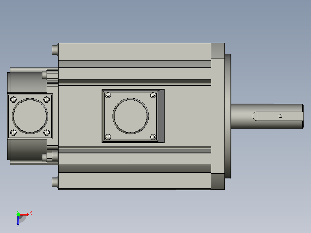 MHMF伺服电机MHMF152L1H62JL10俯视图