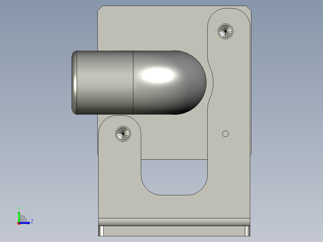 伺服机械手压力传感器组件DPA01M-P)1-6左视图