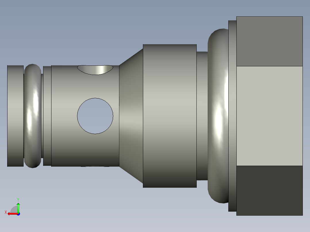 单向阀CV-08-P后视图