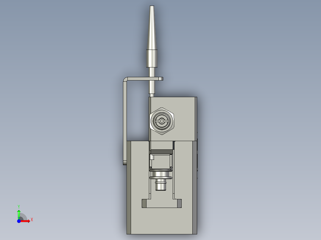 CXDQ02-02-01-00活塞杆错位前视图