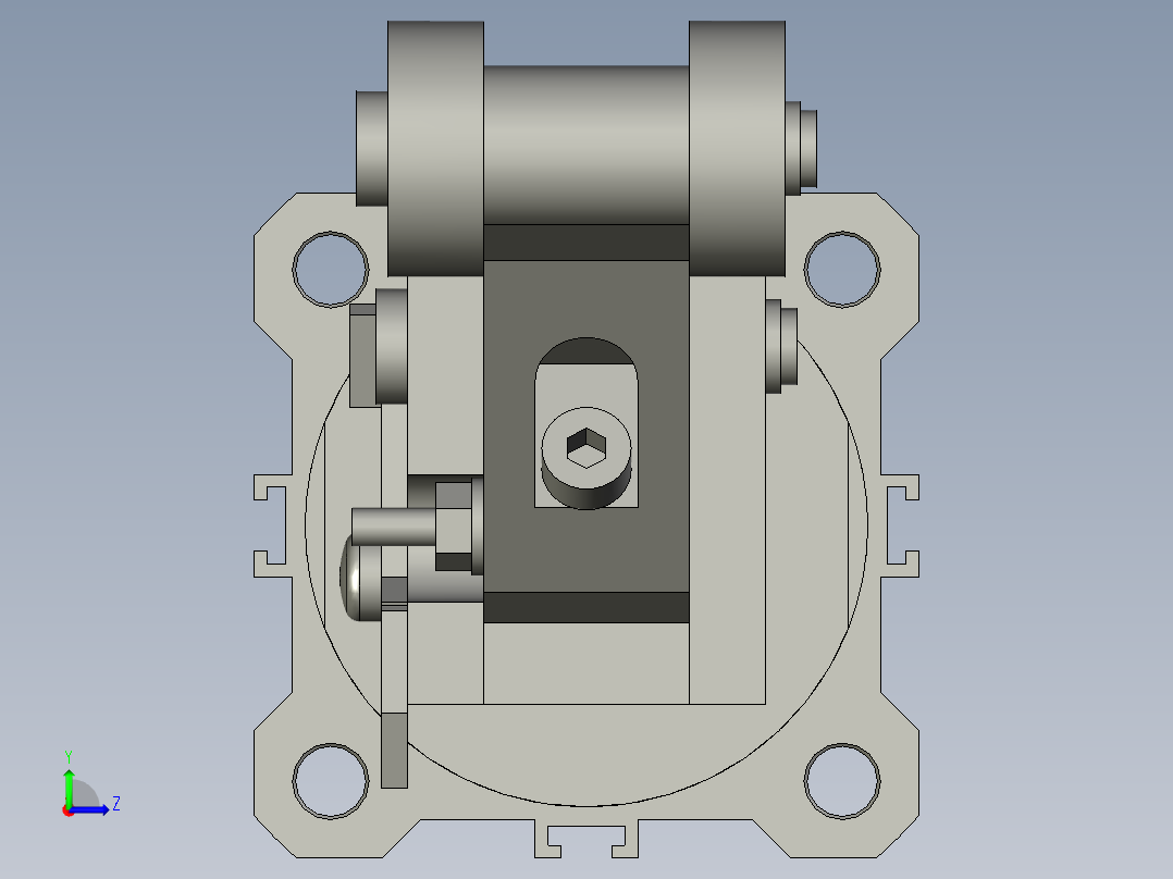 行李箱自动组装生产线设计-RSDQA40-25DD-M9BL左视图