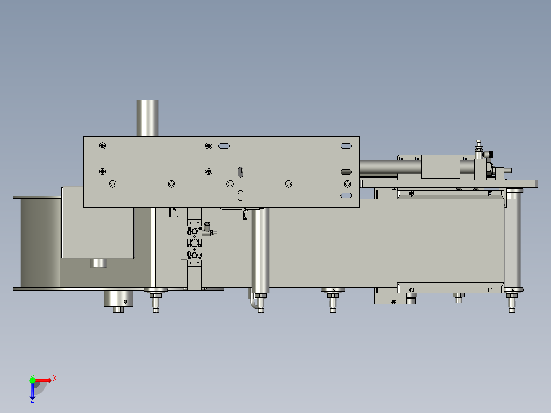 剥离机构1俯视图