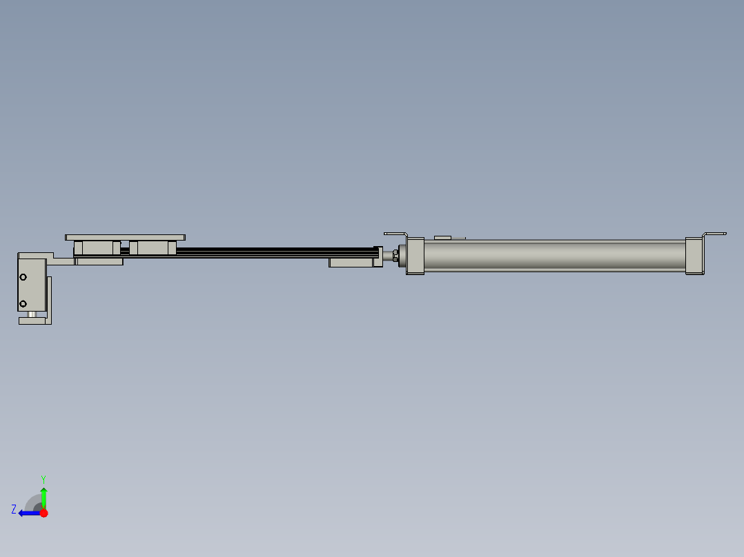 拉木箱组件V2右视图
