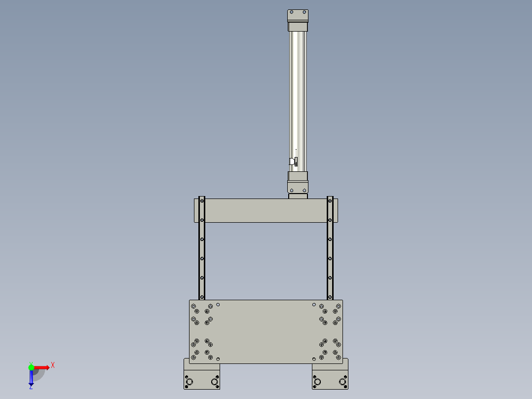 拉木箱组件V2俯视图