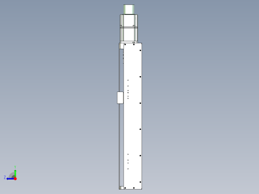 伺服丝杠组装单轴右视缩略图