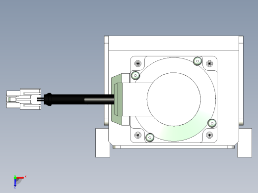 伺服丝杠组装单轴俯视缩略图
